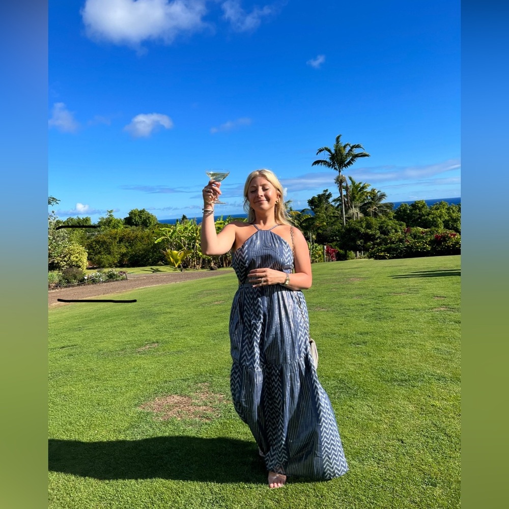 Mahila Reva Halter Maxi Dress